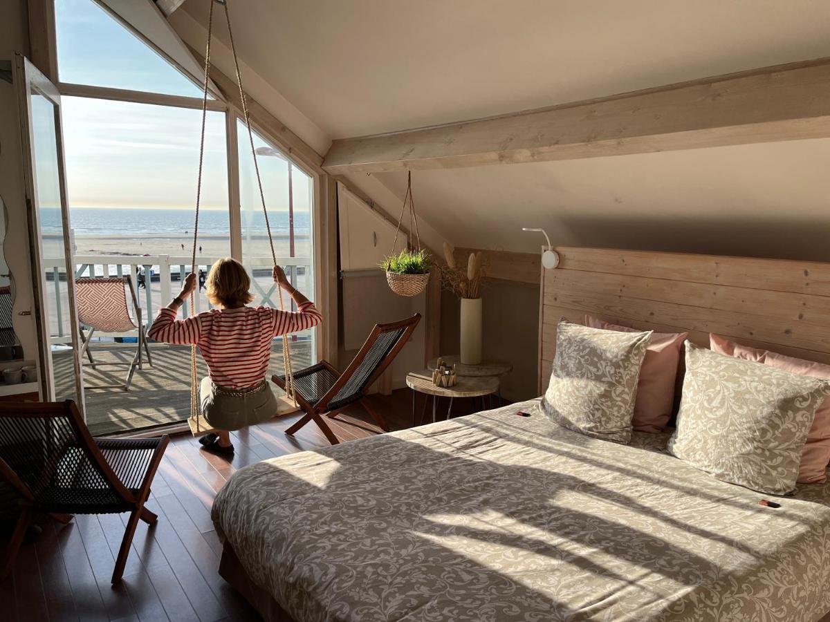 Villa Trémail - La plage au pied de votre chambre Wimereux Esterno foto