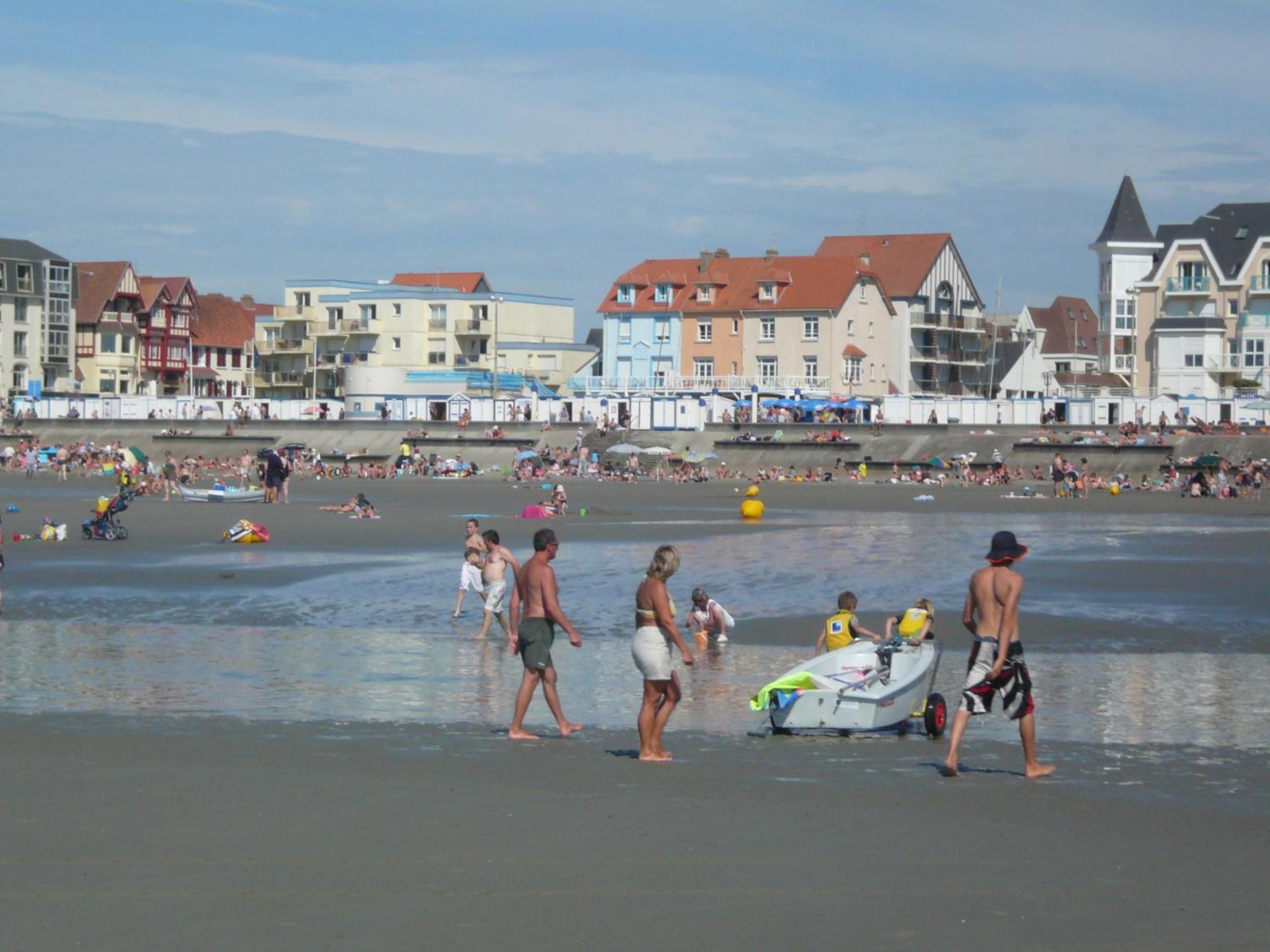 Villa Trémail - La plage au pied de votre chambre Wimereux Esterno foto